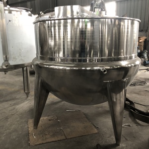 Bollitore a doppia parete in acciaio inox personalizzato Huashang con miscelazione automatica per impianti di lavorazione alimentare industriale - Product Image 6