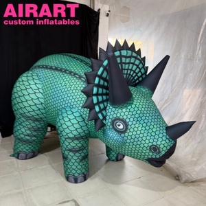 Realistic Inflatable <strong>Wild</strong> Animals Inflatable Triceratops Inflatable Dinosaurs for Decoration - Product Image 4