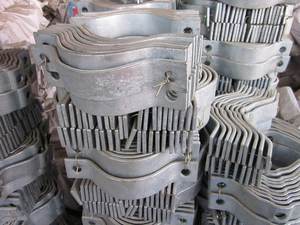 تراجع الساخنة المجلفن القطب المشبك نوع كاليفورنيا القطب قوس مع البراغي والمكسرات القطب المشبك الملحقات خط الطاقة - Product Image 6