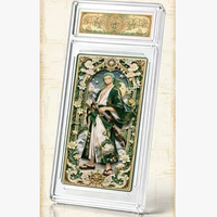 Vente en gros en promotion : Porte-cartes de collection en métal gaufré, motif Anime Pirate, pour ticket de spectacle, format 'une carte, une boîte'
