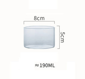 Ciotole in Vetro per Dessert all'Ingrosso, 6.5 oz, Bicchieri Rotondi, Coppette per Degustazione, Gelato, Yogurt, Nido d'Uccello, Stampo da Forno - Product Image 2