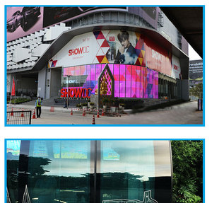 Pantalla LED Transparente para Ventanas P3.91-P7.8, Cortina LED Transparente para Publicidad en Vidrio, Video Wall P3.91 - Product Image 4