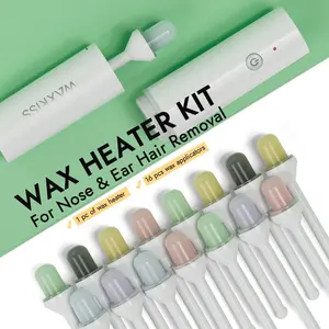 Hot Sale 17Pcs Depilatory Brazilian Nose Men Women Waxing Kit Set Ear Wax Cleaning Hair Removal Tool Kit