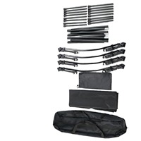 Lit de camping pliant extérieur élargi, léger et portable, lit de tente simple pliable pour le camping, les pique-niques et les pauses déjeuner au bureau