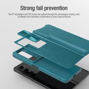 Nillkin Premium Leather Case <span class=keywords><strong>Fold</strong></span> 5 Cover avec Slide Camera Cover et <span class=keywords><strong>S</strong></span> <span class=keywords><strong>Pen</strong></span> Holder pour Samsung Galaxy Z <span class=keywords><strong>Fold</strong></span> 5 Flip Case - Product Image 5