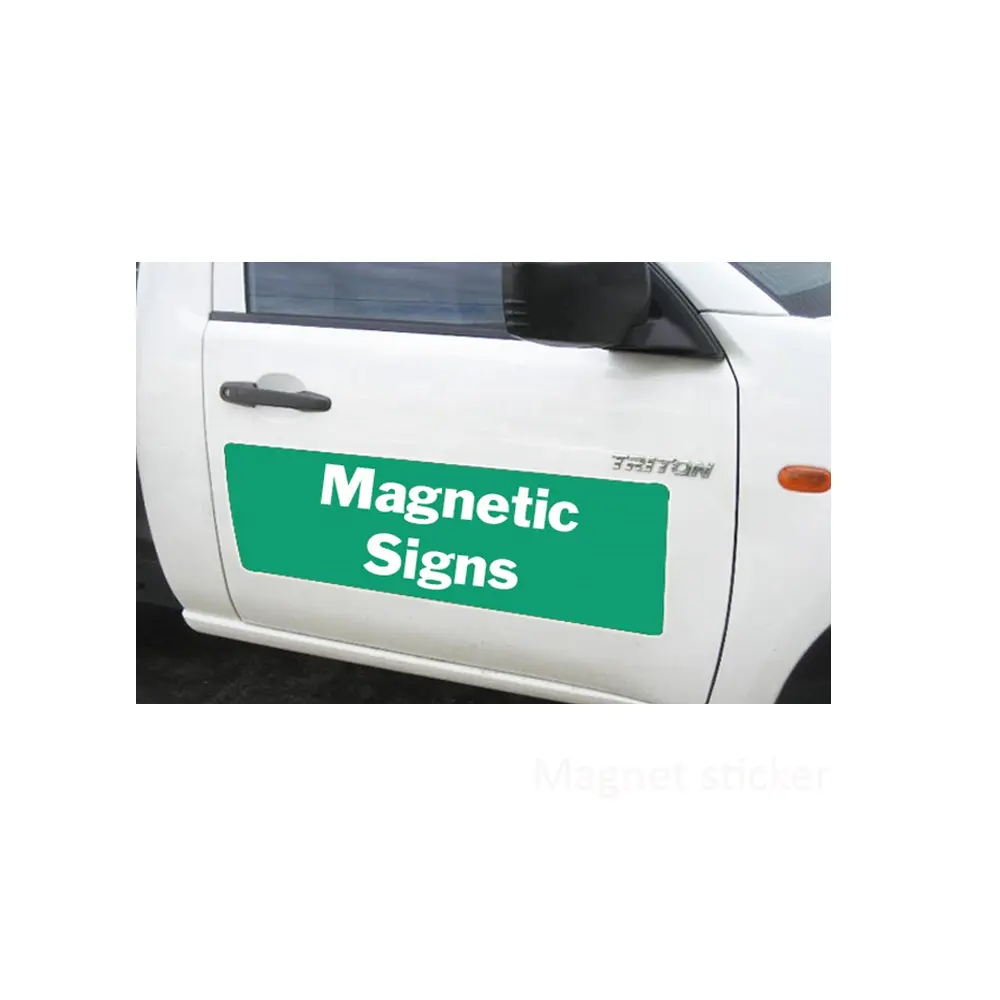 Bestful Signs precio bajo vinilo personalizado al aire libre Logo vehículo cartel coche calcomanías elegante pegatina magnética
