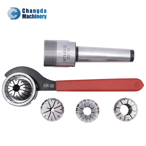 Nuevo Juego de 18 Piezas de Mandril Portaherramientas ER32 MT3 para Fresadora de Acero, Componentes Centrales de Material Plástico - Industria del Motor y Rodamientos - Product Image 2