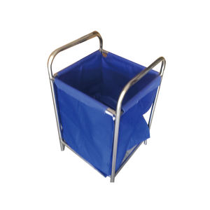 Hoge Kwaliteit Roestvrij Staal Medisch Afval Kar Patiënt <span class=keywords><strong>Trolley</strong></span> Voor Ziekenhuis Gebruik Voor Vuil Linnen Transport - Product Image 2