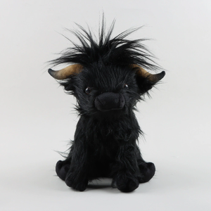 Peluche Mucca Highland Marrone, Giocattolo di Peluche Mucca Highland Scozzese, Peluche Yak Scozzese, Bambola per Bambini - Product Image 1