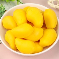 Factory Direct Custom Hot Sell Bulk Soft Jelly Candy Peelable Mango Fruity Gummy Candy Multi-Colored Sweet 72g Bag