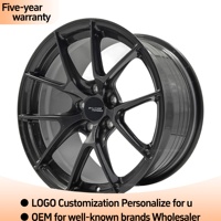 Velg Forged Chrome Hitam Transparan Anthracite 17 18 19 20 Inch 5x120 5x114.3 5x112 Alloy Rim VS-5RS untuk BMW M3 E92 G80 M2 M4