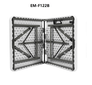 Đa Chức Năng Hình Chữ Nhật Ngoài Trời Gấp Bảng Đồ Nội Thất Trắng HDPE Cắm Trại Giá Rẻ Nhựa Di Động Gấp Bảng Cho Các Bên - Product Image 4