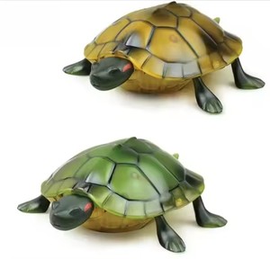 Tortue RC rechargeable en plastique réaliste, jouet animal amusant pour animaux de compagnie, simulation de marche rampant, <span class=keywords><strong>jeu</strong></span> d'été, vente en gros - Product Image 1