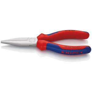 KNIPEX 30 15 160 Pince à bec long avec gaines multi-composants chromées 160 mm - Product Image 1