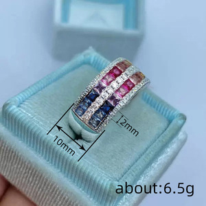Ciondolo Geometrico A151 in Lega di Zinco con Zirconi Taglio Princess, Gioiello Unisex alla Moda - Product Image 4