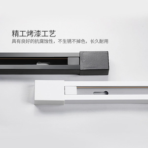 Commercial Track Light Aluminum <b>Rail</b> 1m 1.5m 2m Led For Clothing Store Background <b>Wall</b> Showroom - Product Image 3