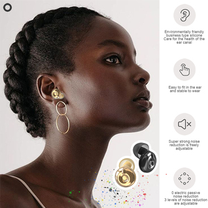 Tapones para los Oíos de Alta Fidelidad, Ajustables, con Cancelación de Ruido, Protección Auditiva para Conciertos y Músicos - Product Image 4