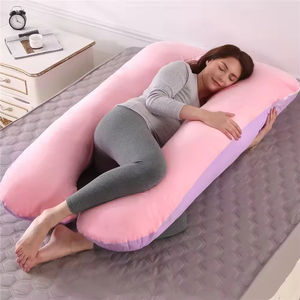 Oreiller de grossesse en forme de U avec housse amovible <span class=keywords><strong>pour</strong></span> dormir sur <span class=keywords><strong>le</strong></span> côté, soutien complet du corps, <span class=keywords><strong>coussin</strong></span> de maternité, oreiller <span class=keywords><strong>d</strong></span>'<span class=keywords><strong>allaitement</strong></span> - Product Image 4