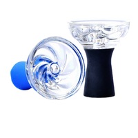 Bol à chicha en silicone cristal de haute qualité, style populaire, personnalisé, givré, design tendance
