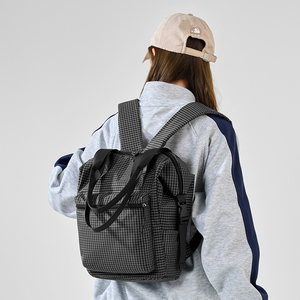 <b>Convertible</b> Unisex <b>Backpack</b> <b>Tote</b> Bag Large Capacity Outdoor Travel School Daily Shoulder Handbag Waterproof Nylon - Product Image 3