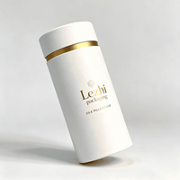 Tube d'emballage cylindrique personnalisé en carton biodégradable pour grains de café, feuilles de thé et huiles essentielles