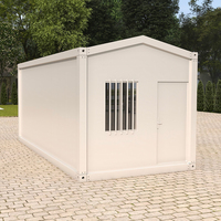 Maison conteneur mobile de 20 pieds de haute qualité, légère, durable, en panneaux sandwich d'acier, étanche, écologique et solaire