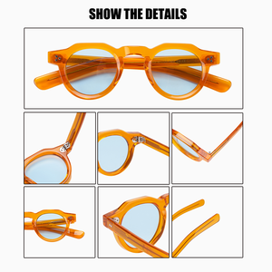 <span class=keywords><strong>Gafas</strong></span> <span class=keywords><strong>de</strong></span> <span class=keywords><strong>Sol</strong></span> con Logo Personalizable, Monturas Gruesas y Ligeras <span class=keywords><strong>de</strong></span> Acetato Óptico con Lentes <span class=keywords><strong>de</strong></span> Espejo para Hombre y <span class=keywords><strong>Mujer</strong></span> - Product Image 3