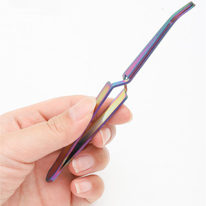 Pinzas de Acero Inoxidable Arcoíris <span class=keywords><strong>para</strong></span> Dar Forma a <span class=keywords><strong>Uñas</strong></span>, Pinzas Cruzadas <span class=keywords><strong>para</strong></span> Curva C, Extensión de <span class=keywords><strong>Uñas</strong></span> Acrílicas y Gel UV, Herramientas de Manicura al por Mayor - Product Image 3