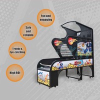 Machine de tir au basket-ball commerciale YHY, machine de jeu de basket-ball à monnayeur, vente directe d'usine, pour centre de divertissement