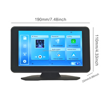 Autoradio intelligent avec écran tactile IPS de 7 pouces, CarPlay, Android Auto, émetteur FM, carte SD, GPS sans fil, TV, ajustement universel
