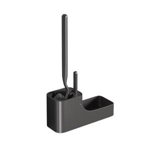 Ensemble de brosses de toilette Youqin avec manche long et poils en nylon pour le nettoyage des fentes, avec manche en forme de S - Product Image 3