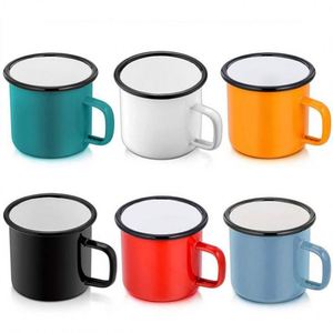 Tazas de Café Cuadradas de Esmalte con Aislamiento al Vacío, Sublimación con Impresión de Logotipo Personalizado, Precio Económico al por Mayor - Product Image 1