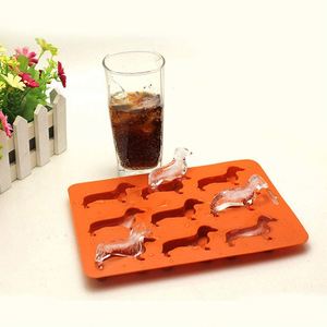 Flexible Dog Shaped <b>Silicone</b> Mold Food Safe, Non-Stick, Reusable for Ice or Chocolate - Product Image 2