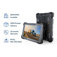 Nueva Tablet PC Industrial Resistente de 10 Pulgadas para Vehículos, Qualcomm Octa Core, Android 13, con 4G, BT, GPS, WIFI, IP67, GPIO, RS232, CANBUS