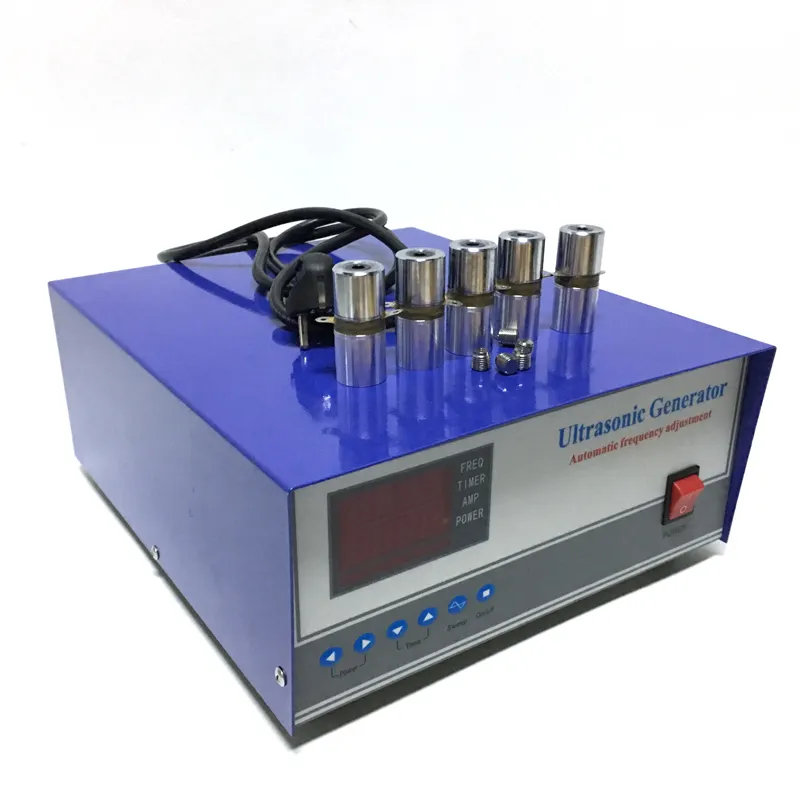 Güç ayarlanabilir dijital ultrasonik temizleyici için çok frekanslı ultrasonik Degas atım jeneratörü ultrasonik jeneratör