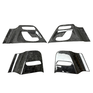Pegatina de Fibra de Carbono con Acabado Brillante para el Panel Interior de la Puerta, Compatible con Mercedes Benz Clase G W464 G500 G63 2019-2024, Marco Interior del Vehículo - Product Image 1
