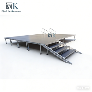 Mobile Stage Adjustable Stage Outdoor Fast Setup Aluminum Truss Design Wedding Event Portable <b>Show</b> Concert - Product Image 2