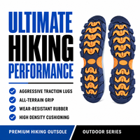 Semelle extérieure en caoutchouc de performance suprême pour la randonnée avec crampons à traction agressive pour bottes d'escalade professionnelles – Fabrication OEM/ODM personnalisée