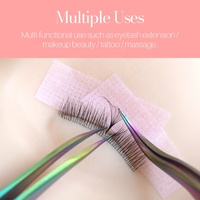 Song Lashes Tête de mannequin en gel de silicone avec cils multi-couches pour la pratique de l'extension des cils