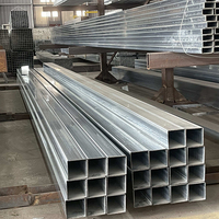 Tube carré galvanisé à paroi épaisse Q235B Q355B 50x50-300x300mm x 3-10mm pour base de machine lourde - Vente chaude