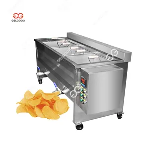 Mesin penggorengan kentang goreng kualitas tinggi penggoreng keripik kentang goreng untuk makanan ringan