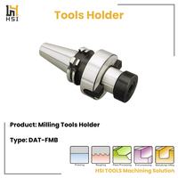 Porte-fraises à fraiser planaire CNC DAT40 DAT50 FMB Combi Shell Mill Arbor 7/24 Taper pour têtes de fraises indexables de haute précision