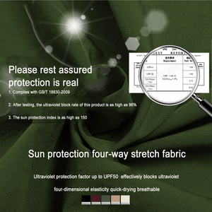 Completo Sportivo da <span class=keywords><strong>Donna</strong></span> con Protezione Solare, <span class=keywords><strong>Felpa</strong></span> con Cappuccio Antivento con Zip, Tuta da Ginnastica per Donne - Product Image 3