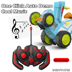 Voiture RC de cascades 2,4 GHz pour garçons, modèle fantaisie, avec fonction de marche verticale à 90 degrés et lumières LED clignotantes, jouet fantaisie pour enfants, vente en gros - Product Image 5