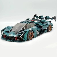 Guly 10611 Nuevo Coche Deportivo Técnico MOC City Terzo Millennio, Bloques de Construcción de Plástico ABS, Unisex, Escala 1:8