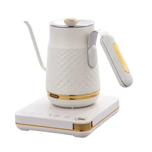 Chaleiras Elétricas Inteligentes com Controle de Temperatura Despeje Digital Tea Maker Gooseneck Coffee Drip Kettle