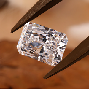 Diamant de 3 carats, taille radiant, diamant cultivé en laboratoire, diamant CVD HPHT, couleur E F, clarté VVS2, fournisseur en gros d'Inde - Product Image 1