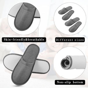 Vente en gros de pantoufles personnalisées pantoufles d'hôtel jetables pour femmes hommes pantoufles d'intérieur et d'extérieur à plateforme - Product Image 3