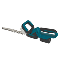 Taille-haie électrique sans fil portatif 21V à moteur à balais, léger, silencieux, lame de coupe de 55 cm, double ciseaux, coupe jusqu'à 8 cm