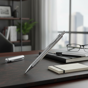 Penna a Sfera in Raso Perforato, Stile Business Originale, Penna Promozionale - Product Image 3